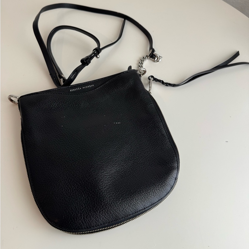 Rebecca Minkoff Black Leather Shoulder Bag